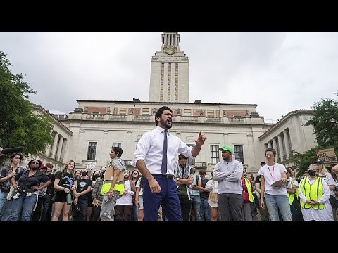 Watch: Student protests over Israel Hamas war grip several US states