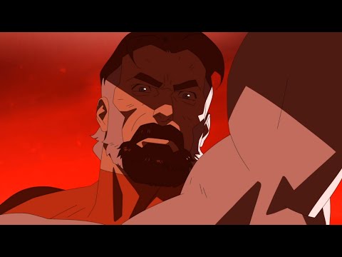 Invincible - Omni-man destroys an ENTIRE planet (4K) - S1E02