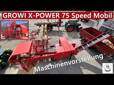 GROWI X-POWER 75 Speed ​​Mobil - Machine presentation at ForstLive 2025