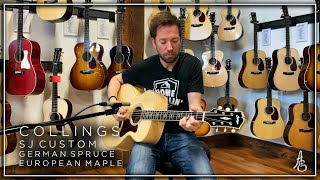 Video thumbnail for Collings SJ Custom w German Spruce and European Maple by Artisan Guitars