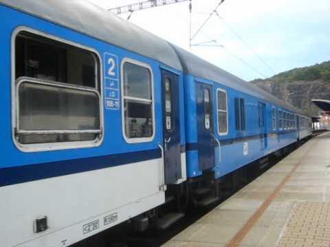 Odjezd vlaku Sp 1698 - Ústí nad Labem hlavní nádraží