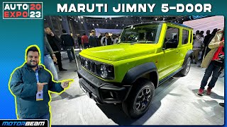 2023 Auto Expo Iske Bina Pheeka Hai - Maruti Jimny 5-Door! 😱 | 2023 Auto Expo | MotorBeam हिंदी