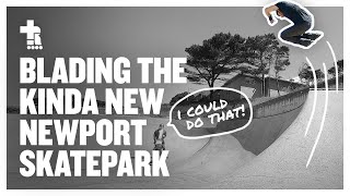 Blading the kinda new Newport Oregon Skatepark | Aggressive Inline Skating