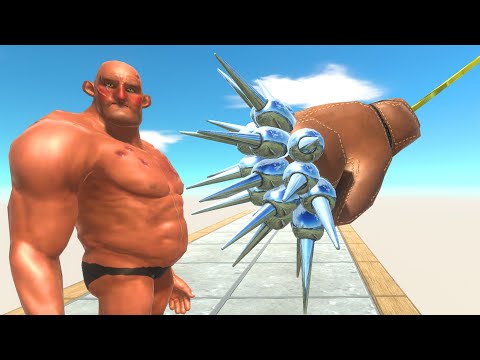 Bladed fists hit units - Animal Revolt Battle Simulator