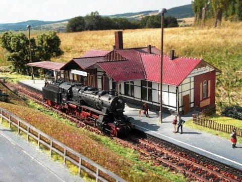 Haltepunkt ANNABERG-BUCHHOLZ MITTE als Diorama im Maßstab H0 (1:87) von Thomas Bartels ☆ August 2019