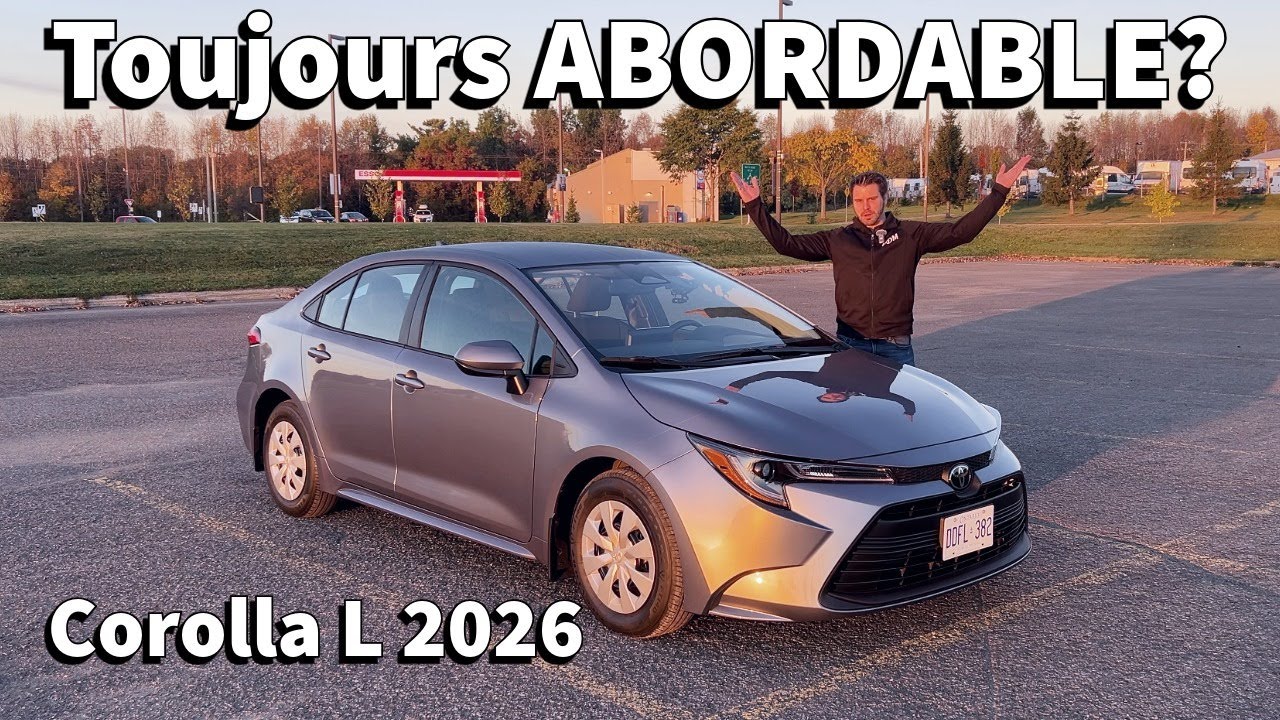 Essai de la Corolla L 2026 : l'entrée de gamme thermique abordable