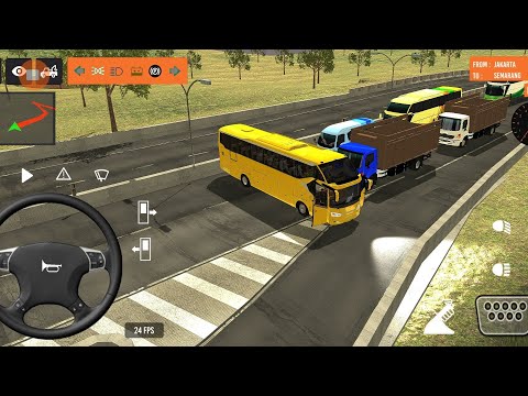 ★BUS simulator indones🎂| euro coach bus simulator indonesia| New euro coach bus simulator#games​