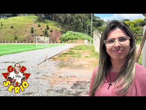 ENGENHEIRA DA PREFEITURA PAOLA FALA SOBRE A PISTA DE CAMINHADA DO CAMPÃO DE JUQUITIBA