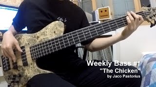 #1 Jaco Pastorius  - The Chicken (Bass Cover & Tab & Transcription)