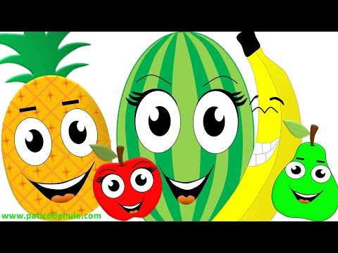 Frutas para niños - Aprender las Frutas - Conocer las frutas Vídeos infantiles -  Vídeo de niños