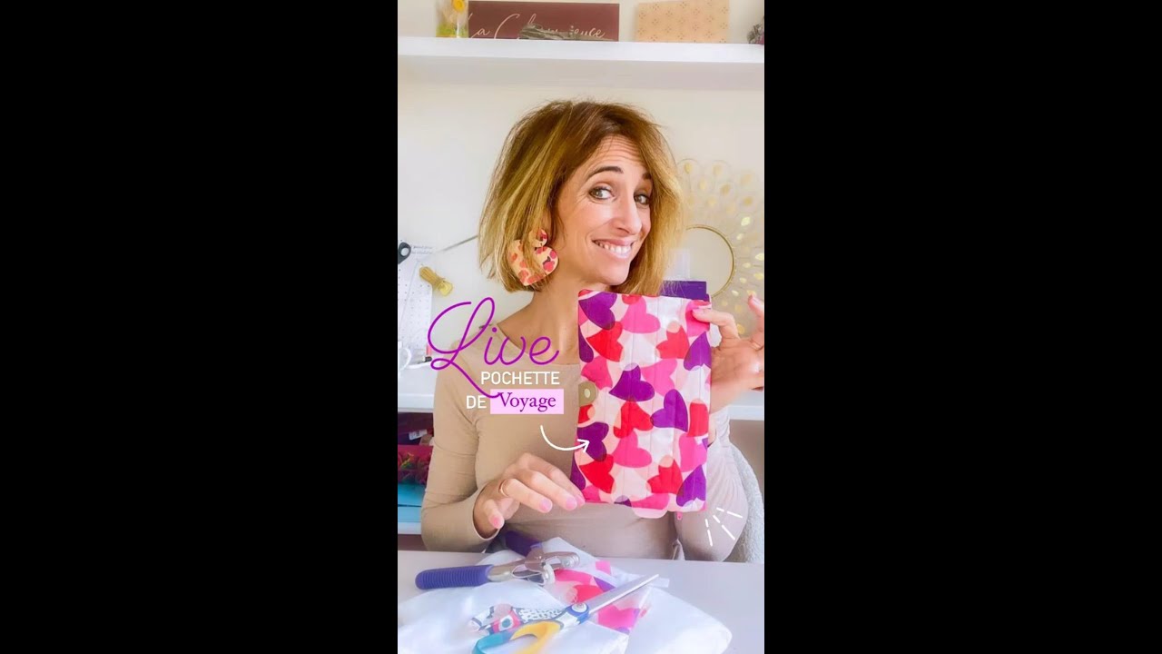 Patron PDF Pochette de Voyage - GRATUIT - Calissone