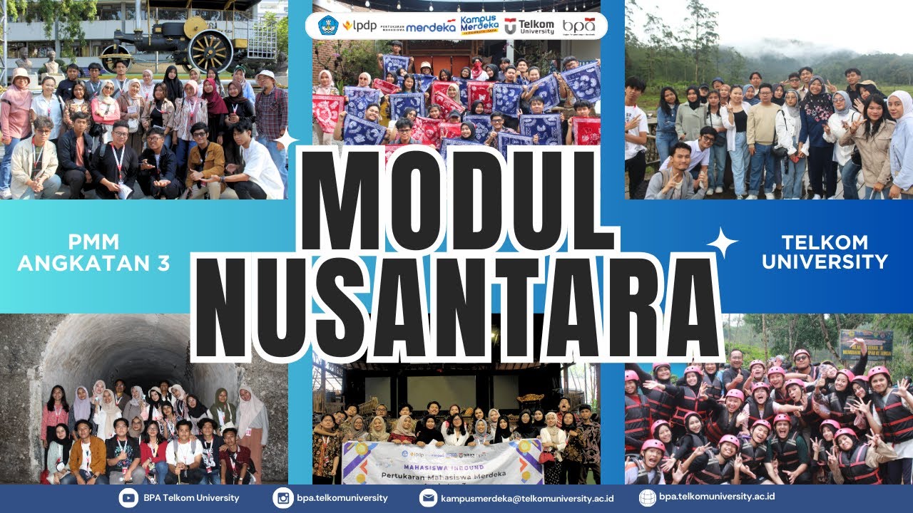 Recap Kegiatan Modul Nusantara Mahasiswa Inbound | PMM Angkatan 3 Telkom University