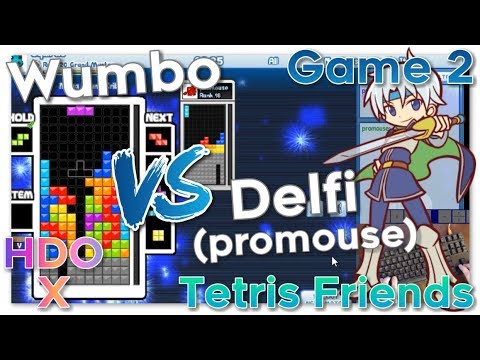 Wumbo vs Delfi (promouse) HDO X - Tetris Friends Game 2