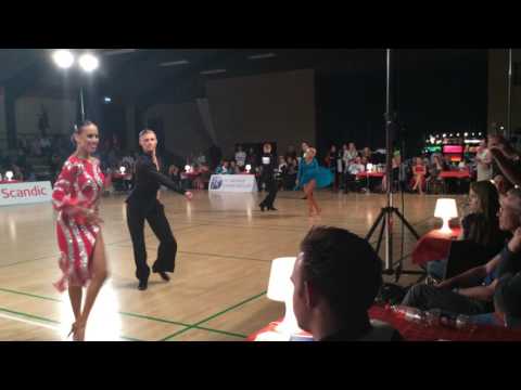 WDC Danish Championship 10-dance, U21 Final Cha Cha / Mathias Nyborg & Karoline Amby DEN