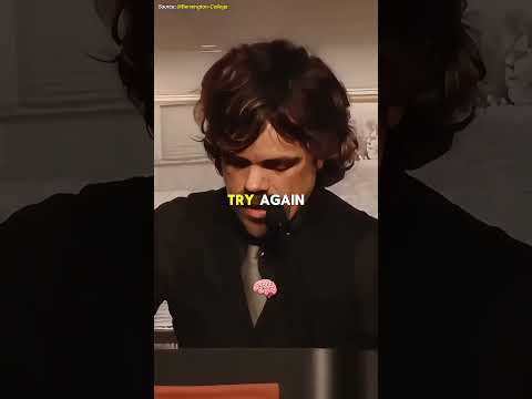 "Ever tried Ever failed No matter Try again Fail again Fail better" - Peter Dinklage 💪✨