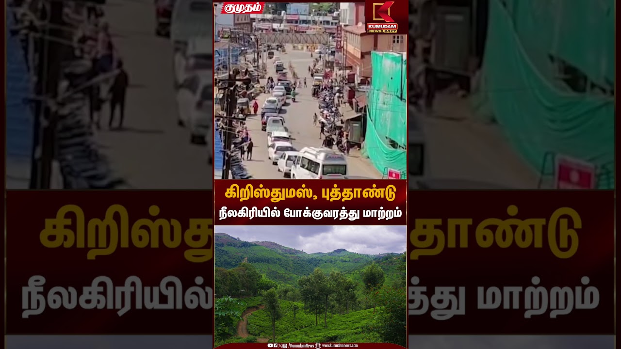 கிறிஸ்துமஸ், புத்தாண்டுநீலகிரியில் போக்குவரத்து மாற்றம் | Rivaldo Elephant | Kumudam News