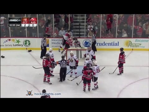 Zack Smith vs David Clarkson Apr 12, 2013