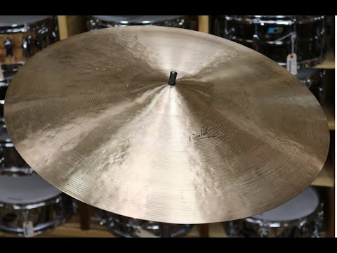 Demo of Exact Cymbal-Cymbal Craftsman 22" Crash/Ride-2780g