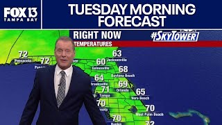 Tampa weather | Tuesday morning forecast