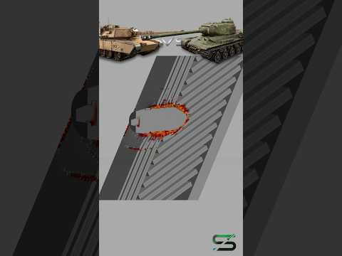 IS-2 VS M1A1 Abrams #shorts