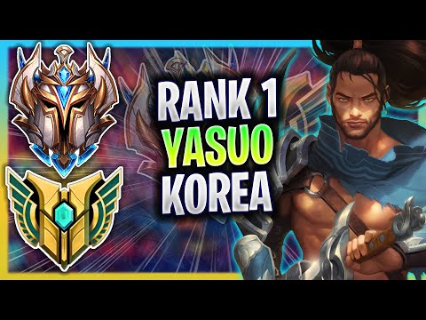 RANK 1 YASUO IN THE WORLD! | RANK 1 YASUO MID GAMEPLAY | RANK 1 YASUO GUIDE