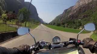 preview picture of video 'VMAX trip to Lysebotn, Norway 2013 (HD)'