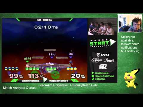 Match Analysis - Laudandus + Squid vs W33DLord840 + NMW - SSBM Tutorials