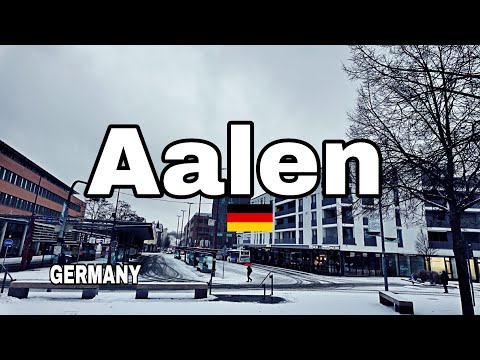 Aalen Germany Walking Tour | Exploring the Historic City in Baden-Württemberg | 4K 60fps
