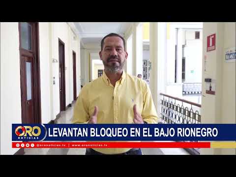 Tras 10 días de manifestaciones, habilitaron el paso en el Bajo Rionegro | Oro Noticias