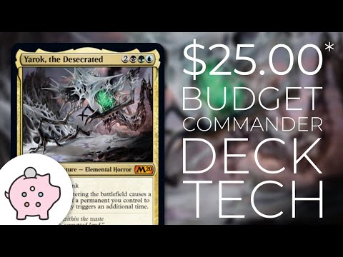 Yarok, the Desecrated | EDH Budget Deck Tech $25 | Lands | Magic the Gathering | Commander
