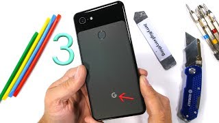 Google Pixel 3 XL Durability Test - Does the back glass Scratch?