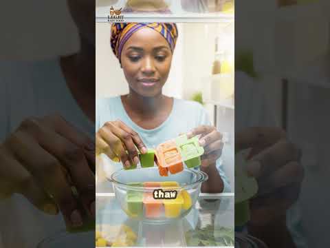 How to Store & Reheat Baby Food Safely (Freezing, Thawing & Labeling Tips)  #startingsolidfoods