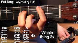 Lesson: How to Play Cut-Out by John Frusciante (Simplified Version)