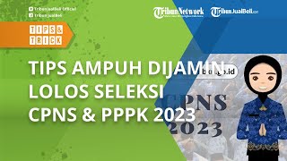 BANYAK yang Belum Tahu! Ini Tips dan Strategi AMPUH agar Lolos Seleksi CPNS dan PPPK 2023