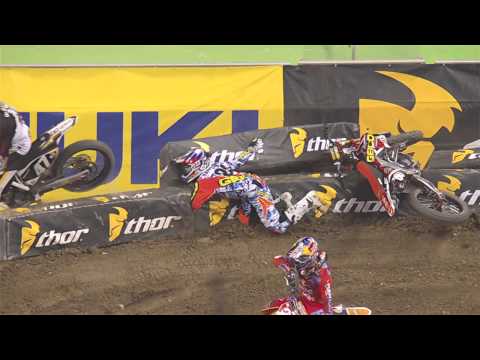 Race Day LIVE - 2015 Detroit Round 12 - 250SX Highlights