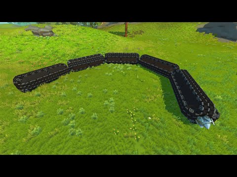 Scrap Mechanic Modded | Tank Track Snek! - Fant Mod