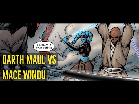 That time Maul fought Mace Windu, General Grievous, and Count Dooku (Canon)
