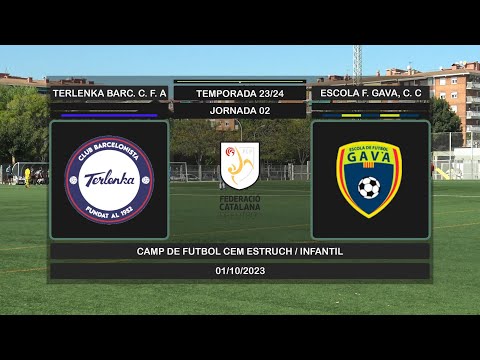 Jornada 02 (23/24) - TERLENKA BARCELONISTA C. F. A - ESCOLA F. GAVA, C. C