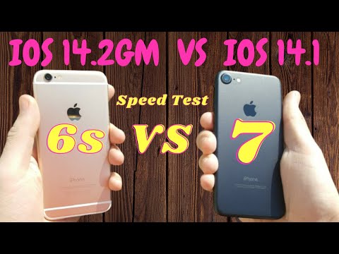 iOS 14.2 GM Vs iOS 14.1 Speed Test ( iPhone 7 iOS 14.2 GM VS iPhone 6s iOS 14.1) iOS 14.2 Speed Test