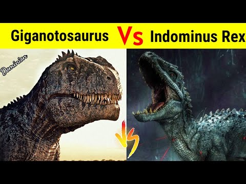Dominon Giganotosaurus Vs Indominus Rex | क्या होगा जब लड़ेंगे दो Dinosaur ?