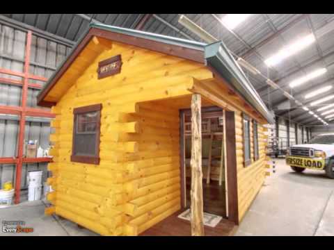 Portable log cabins