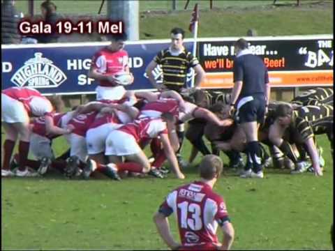 GALA V MELROSE - PREMIER A RUGBY AT NETHERDALE - 17.3.12 - BRTV HIGHLIGHTS
