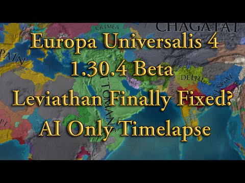 EU4 Leviathan Open Beta 1.31.4 - Did They Finally Fix It? - AI Only Timelapse