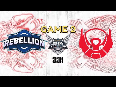[ENGLISH] REBELLION ZION vs BIGETRON ALPHA GAME 2 SEASON 09 MPL ID 2022