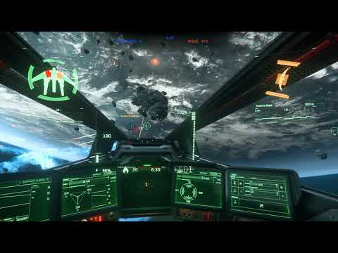 Star Citizen Anvil Hawk 3.7.1 vanduul swarm