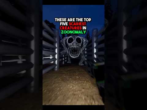 Top 5 SCARIEST Zoonomaly Entities! #shorts