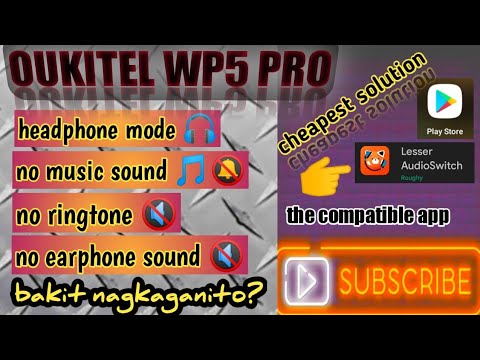 OUKITEL WP5 PRO Headphone mode solution