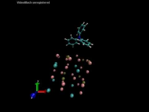 Lead Halide Perovskite QD and Organic Dye Molecule Assembly | Molecule Dynamics Simulation 300K