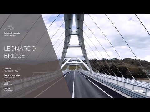Maeg - Leonardo Bridge (Montevarchi, Italy)