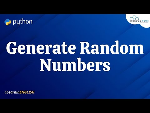 Learn Write Python Program to Generate Random Numbers in any range and ...
